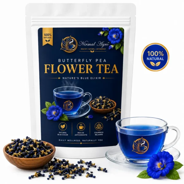 Butterfly Pea Flower Tea 50g loose leaf - natural blue food colorant herbal infusion